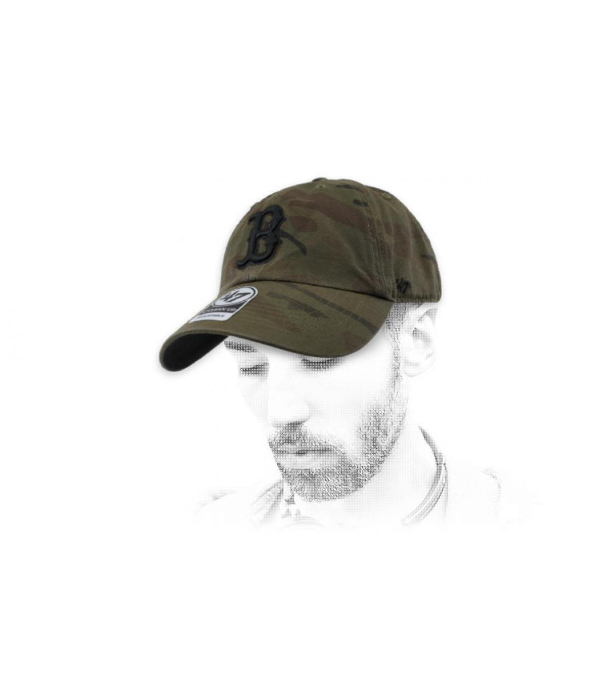 camo B cap Clean Up The Regiment Boston camo